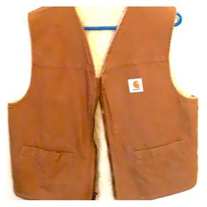 Carharrt lined vest